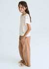 Blusa M/C Bambula Hueso Junior Niña Mayoral M6006 MAYORAL