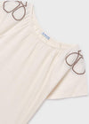 Blusa M/C Bambula Hueso Junior Niña Mayoral M6006 MAYORAL