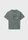 Playera M/C Embossed Verde Junior Niño Mayoral M6037 MAYORAL