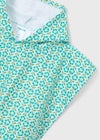 Toalla Poncho Playa Estampado Azul Niño Mayoral M10224 MAYORAL