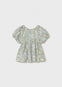 Blusa M/C Punto Bambula Estampado Flores Cielo Bebe Niña Mayorall M1105