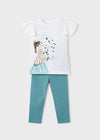 Conjunto Leggings Menta Niña Mayoral M3724 MAYORAL