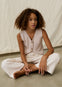 Blusa Chaleco Tejido Botones Beige Junior Niña Mayoral M6020