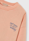 Sudadera "Growing Up" Coral Mayoral M6421 MAYORAL