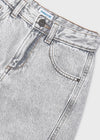 Pantalon Mezclilla Wide Le Gris Junior Niña Mayoral M6552 MAYORAL