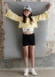 Short Biker Negro Junior Niña Mayoral M214