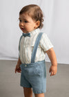 Conjunto De Vestir 3 Piezas Camisa Moño Y Short Lino Jade Mayoral M1226 MAYORAL