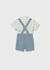 Conjunto De Vestir 3 Piezas Camisa Moño Y Short Lino Jade Mayoral M1226 MAYORAL