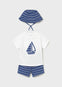 Conjunto Punto 3 Piezas Azul Bebe Niño Mayoral M1666