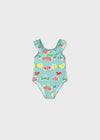 Traje Baño Estampado Turquesa Bebe Niña Mayoral M1754 MAYORAL
