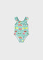 Traje Baño Estampado Turquesa Bebe Niña Mayoral M1754