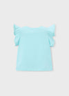 Blusa M/C Puntillas Anis Niña Mayoral M3008 MAYORAL
