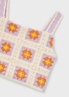 Blusa Crochet Hueso Niña Mayoral M3029 MAYORAL
