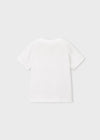 Conjunto Playera M/C Embossed Blanco Con Short Topo Niño Mayoral M3058 MAYORAL
