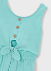 Mono Punto Cut Out Azul Niña Mayoral M3889 MAYORAL