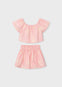 Conjunto Blusa Con Falda Lino Estampado Blossom Niña Mayoral M3947