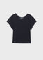 Blusa M/C Rayas Negro Junior Niña Mayoral M6008
