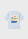 Playera M/C Paisaje Celeste Niño Mayoral M6045 MAYORAL