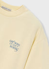 Conjunto Playera M/C "Growing Up" Butter Con Bermuda Universo Mayoral M6046 MAYORAL