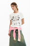 Playera Core_Mickey Blanco M26Swtk42 Dama Desigual