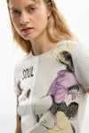 Playera Beso_Mickey Blanco M26Swtk45 Dama Desigual DESIGUAL