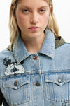 Chamarra Kiss_Mi Denim Medium Wash M26Swed07 Dama Desigual DESIGUAL