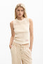 Blusa Roma Beige M26Swtf02 26Swtf02 Dama Desigual