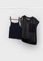 Blusa Twin Bolsillo Negro Junior Niña Mayoral M6160