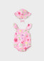 Traje Baño Y Gorro Proteccion Solar Chicle Bebe Niña Mayoral M1737