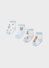 Set De 4 Calcetines Cielo Mayoral M9049 MAYORAL