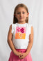 Blusa S/M Flores Blanco Niña Mayoral M3023