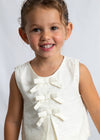 Conjunto Blusa S/M Con Pantalon Bordado Lino Niña Mayoral M3024 MAYORAL