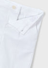 Bermuda Lino Suiting Blanco Niño Mayoral M3201 MAYORAL