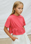 Blusa M/C Moños Coral Junior Niña Mayoral M6004