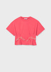 Blusa M/C Moños Coral Junior Niña Mayoral M6004 MAYORAL