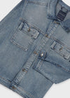 Chamarra De Mezclilla Ligera Denim Claro Junior Mayoral M6415 MAYORAL