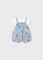 Conjunto Overol Azul Bebe Niña Mayoral M1638