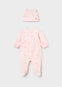 Mameluco Con Gorro Rosa Baby Mayoral M1706