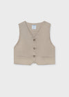 Chaleco Botones Imitacion Lin Arena Junior Niña Mayoral M6355 MAYORAL