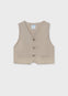 Chaleco Botones Imitacion Lin Arena Junior Niña Mayoral M6355
