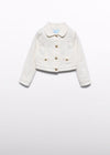 Chaqueta Fantasia Lentejuelas Blanca Junior Niña Abelylula M5395 ABEL Y LULA