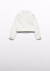 Chaqueta Fantasia Lentejuelas Blanca Junior Niña Abelylula M5395 ABEL Y LULA