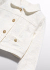 Chaqueta Fantasia Lentejuelas Blanca Junior Niña Abelylula M5395 ABEL Y LULA