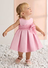 Vestido Mikado Rosa Bebe Niña Abelylula M5010 ABEL Y LULA
