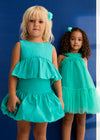 Conjunto Falda Tafetan Jade Niña Abelylula M5060 ABEL Y LULA