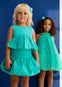 Conjunto Falda Tafetan Jade Niña Abelylula M5060