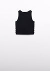 Blusa Algodon Flor Crochet Negro Niña Abelylula M5174 ABEL Y LULA