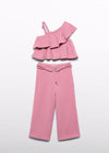 Conjunto Pantalon Crepe Rosa Niña Abelylula M5283 ABEL Y LULA