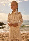 Conjunto Formal Capry Bordado Beige Niña Abelylula M5288 ABEL Y LULA