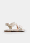 Huarache Formal Flores Champagne Para Niña Mayoral M45734 MAYORAL